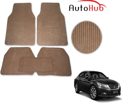 Auto Hub Fabric Standard Mat For  Honda Accord(Beige)