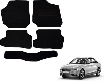 Auto Hub Fabric Standard Mat For  Audi A4(Black)