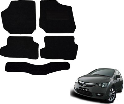 Auto Hub Fabric Standard Mat For  Honda Civic(Black)