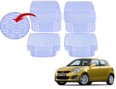 KOZDIKO PVC (Polyvinyl Chloride), Rubber Standard Mat For  Maruti Suzuki New Swift(White)
