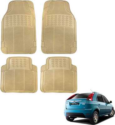 KOZDIKO Rubber Standard Mat For  Mahindra Verito Vibe(Beige)