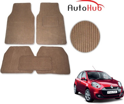 Auto Hub Fabric Standard Mat For  Renault Pulse(Beige)
