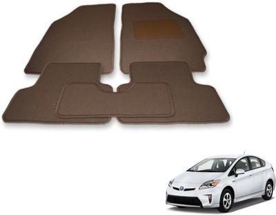 Auto Hub Fabric Standard Mat For  Toyota Prius(Beige)