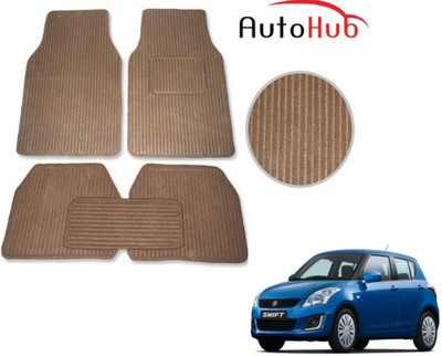 Auto Hub Fabric Standard Mat For  Maruti Suzuki New Swift(Beige)