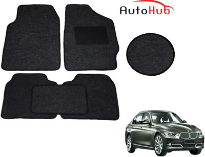 Auto Hub Fabric Standard Mat For  BMW 3 Series(Black)
