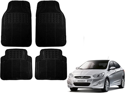KOZDIKO Rubber Standard Mat For  Hyundai Accent(Black)