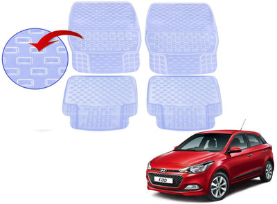KOZDIKO PVC (Polyvinyl Chloride), Rubber Standard Mat For  Hyundai Elite i20(White)