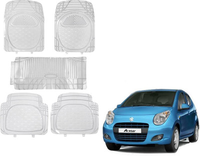 AuTO ADDiCT PVC (Polyvinyl Chloride), Rubber Standard Mat For  Maruti Suzuki A-Star(Clear)