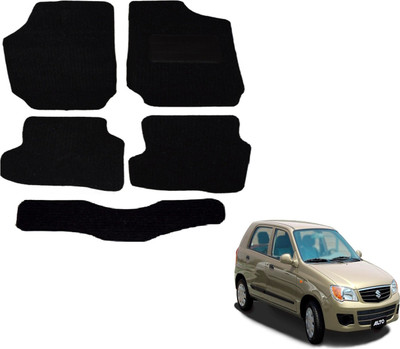 Auto Hub Fabric Standard Mat For  Maruti Suzuki Alto(Black)