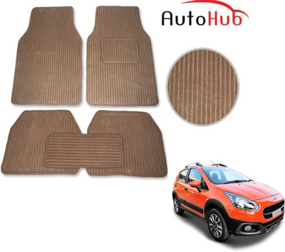 Auto Hub Fabric Standard Mat For  Fiat Avventura(Beige)