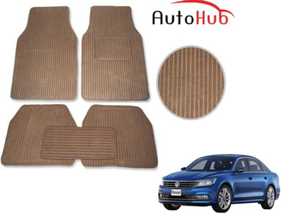 Auto Hub Fabric Standard Mat For  Volkswagen Passat(Beige)