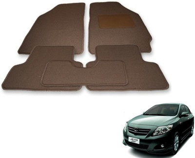 Auto Hub Fabric Standard Mat For  Toyota Altis(Beige)