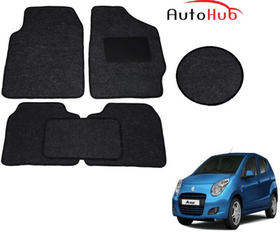Auto Hub Fabric Standard Mat For  Maruti Suzuki A-Star(Black)