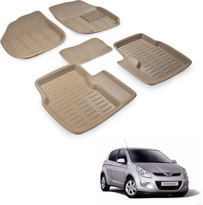 Everything Auto PVC (Polyvinyl Chloride) 3D Mat For  Hyundai i20(Beige)