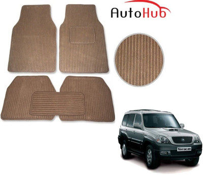 Auto Hub Fabric Standard Mat For  Hyundai Terracan(Beige)