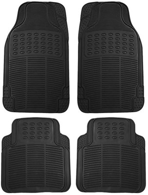 Auto Hub Rubber Standard Mat For  Universal For Car(Black)