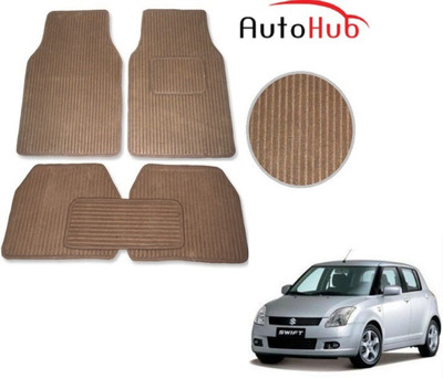 Auto Hub Fabric Standard Mat For  Maruti Suzuki Swift(Beige)