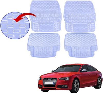 KOZDIKO PVC (Polyvinyl Chloride), Rubber Standard Mat For  Audi S5(White)