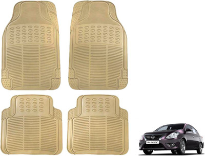 KOZDIKO Rubber Standard Mat For  Nissan Sunny(Beige)