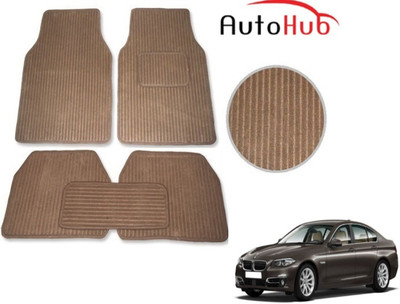 Auto Hub Fabric Standard Mat For  BMW 5 Series(Beige)