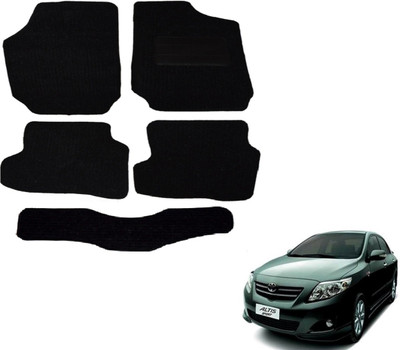 Auto Hub Fabric Standard Mat For  Toyota Altis(Black)