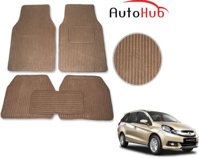 Auto Hub Fabric Standard Mat For  Honda Mobilio(Beige)