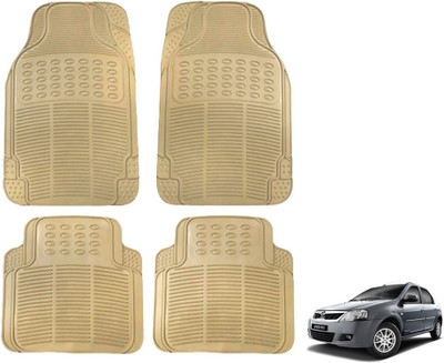 KOZDIKO Rubber Standard Mat For  Mahindra Verito(Beige)