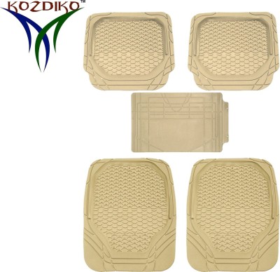 KOZDIKO PVC (Polyvinyl Chloride), Rubber Standard Mat For  Maruti Suzuki A-Star(Beige)