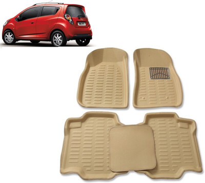 Techmaster Vinyl 3D Mat For  Chevrolet Beat(Beige)