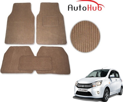 Auto Hub Fabric Standard Mat For  Maruti Suzuki Celerio(Beige)
