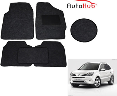 Auto Hub Fabric Standard Mat For  Renault Koleos(Black)