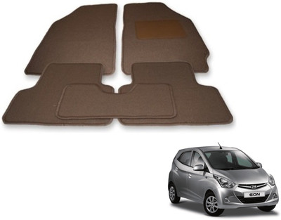 Auto Hub Fabric Standard Mat For  Hyundai Eon(Beige)