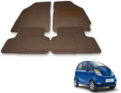 Auto Hub Fabric Standard Mat For  Tata Nano(Beige)