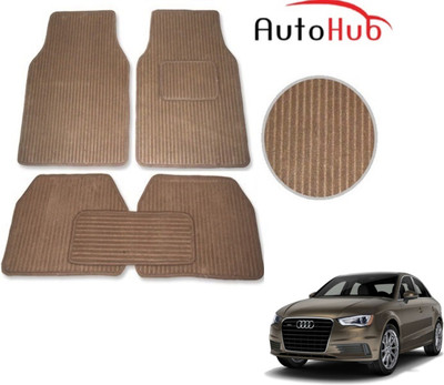 Auto Hub Fabric Standard Mat For  Audi A3(Beige)