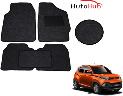 Auto Hub Fabric Standard Mat For  Mahindra KUV 100(Black)