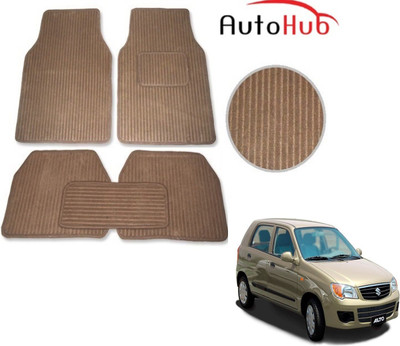 Auto Hub Fabric Standard Mat For  Maruti Suzuki Alto(Beige)