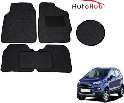 Auto Hub Fabric Standard Mat For  Ford Ecosport(Black)