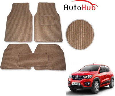 Auto Hub Fabric Standard Mat For  Renault Kwid(Beige)