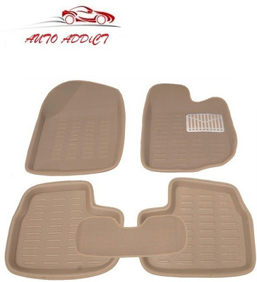 AuTO ADDiCT Plastic Standard Mat For  Hyundai i20(Beige)