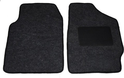 Auto Hub Fabric Standard Mat For  Renault Fluence(Black)