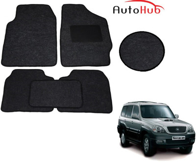 Auto Hub Fabric Standard Mat For  Hyundai Terracan(Black)