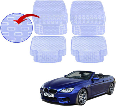 KOZDIKO PVC (Polyvinyl Chloride), Rubber Standard Mat For  BMW 6 Series(White)