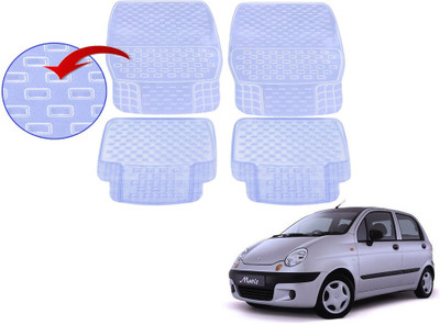 KOZDIKO PVC (Polyvinyl Chloride), Rubber Standard Mat For  Chevrolet Matiz(White)