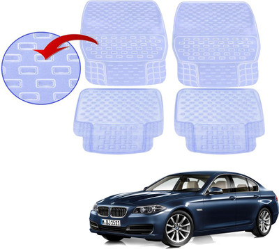 KOZDIKO PVC (Polyvinyl Chloride), Rubber Standard Mat For  BMW 5 Series(White)