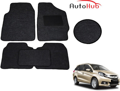 Auto Hub Fabric Standard Mat For  Honda Mobilio(Black)
