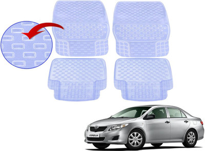 KOZDIKO PVC (Polyvinyl Chloride), Rubber Standard Mat For  Toyota Corolla(White)