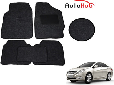 Auto Hub Fabric Standard Mat For  Hyundai Sonata Embera(Black)