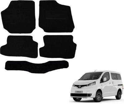 Auto Hub Fabric Standard Mat For  Nissan Evalia(Black)