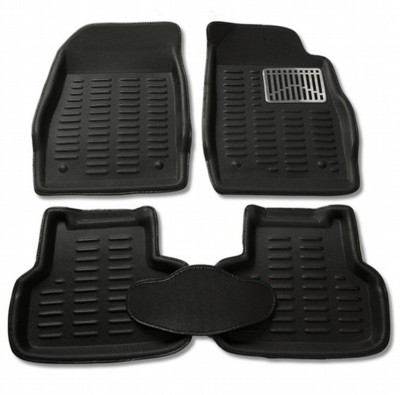 KAAZ Plastic 3D Mat For  Maruti Suzuki Alto K10(Black)