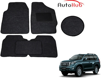 Auto Hub Fabric Standard Mat For  Toyota Land Cruiser Prado(Black)